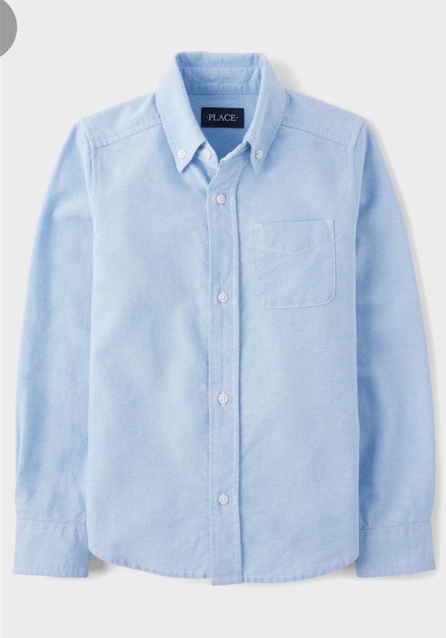 CAMISA NIÑO AZUL CHILDREN PLACE