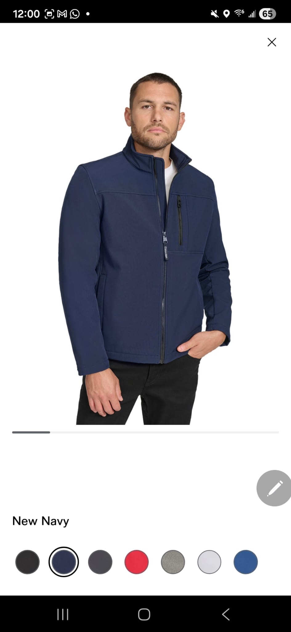 Chaqueta Caballero Calvin Klein